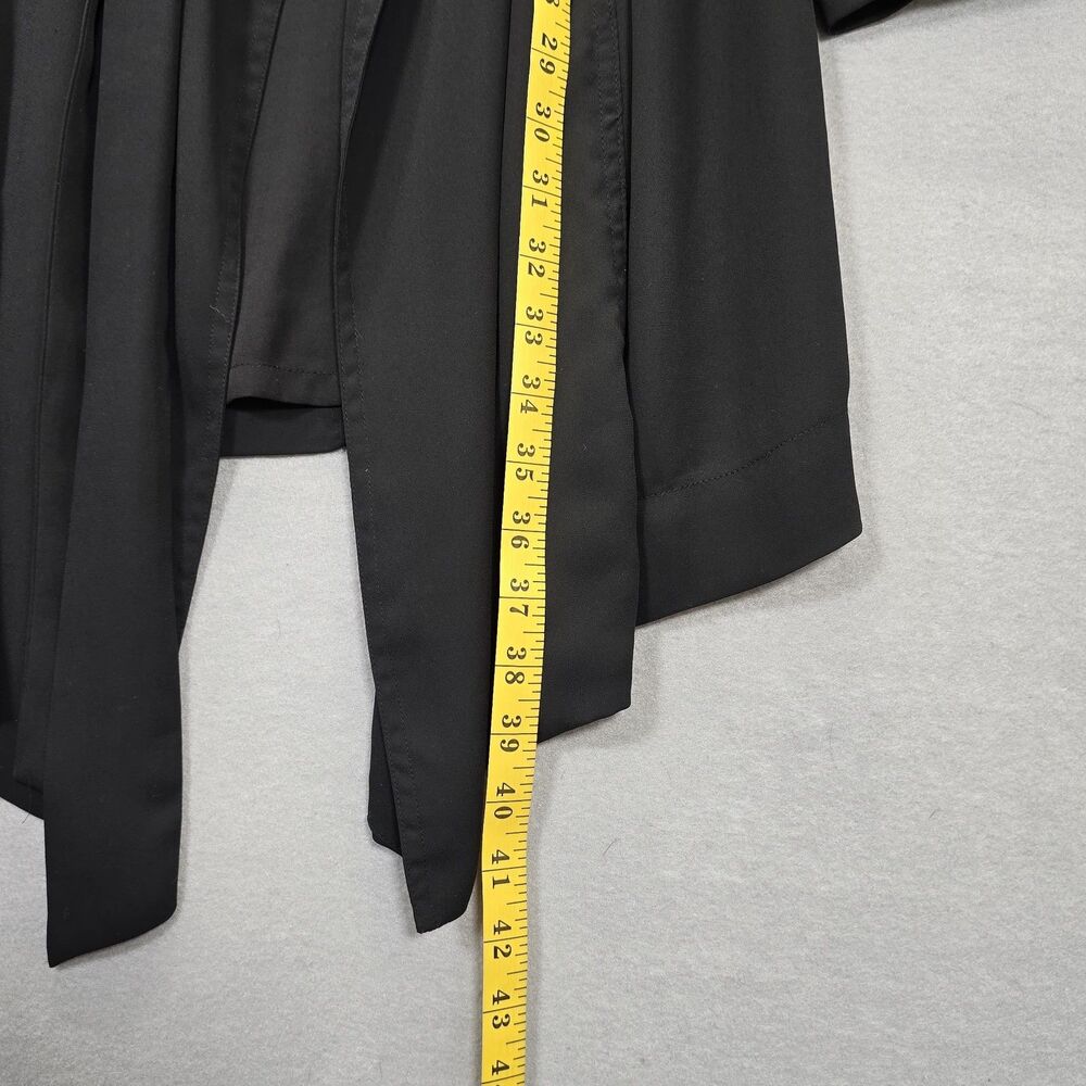 Aritzia Babaton Quincey Jacket Trench Small S Black Coat Work Blazer - Picture 11 of 15